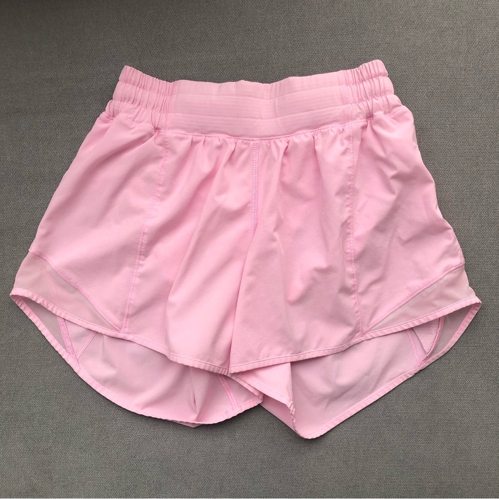 Lululemon Hotty Hot Short II *Long 4" Miami Pink 4 - Picture 3 of 12